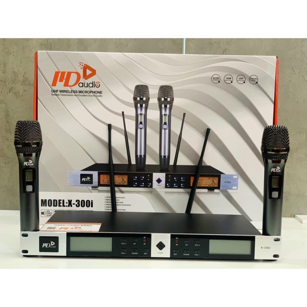 Micro không dây MD 300i nhập khẩu,chế độ tự ngắt,tặng kèm chống năn,4 quả pin thế hệ 2022