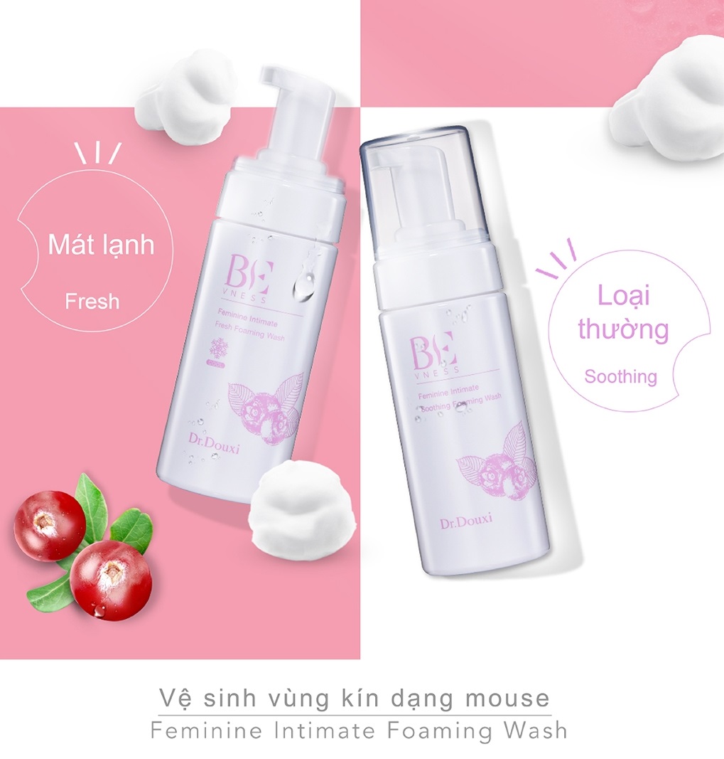 Set 2 Dung Dịch Vệ Sinh vùng kín Dạng bọt - Dr.douxi