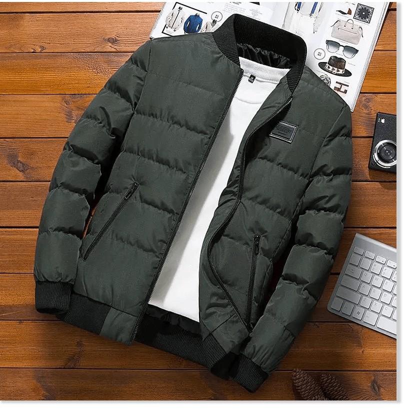 ÁO KHOÁC NAM/ÁO KHOÁC PHAO NAM TRẦN BÔNG 3 LỚP SIÊU ẤM ÁP MÙA ĐÔNG CÓ SIZE 3XL KEN BLOCK