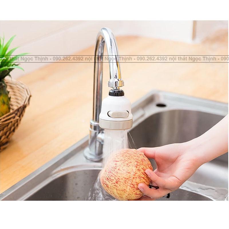 Bộ vòi bơm nước rửa chén - Đầu vòi tăng áp VTA-01 - vòi bơm gắn bồn rửa đầu nhấn hơi tiện lợi với ống dẫn silicon