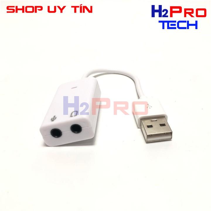 Hình ảnh Card USB chuyển đổi âm thanh sang jack 3.5mm hay USB SOUND CARD ÂM THANH 7.1