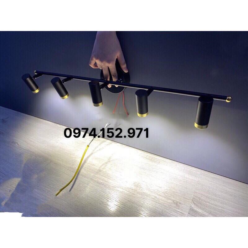 Đèn soi tranh 3 bóng, 5 bóng gương led ánh sáng vàng ,hàng cao cấp - ĐIỀU CHỈNH ĐƯỢC GÓC CHIẾU