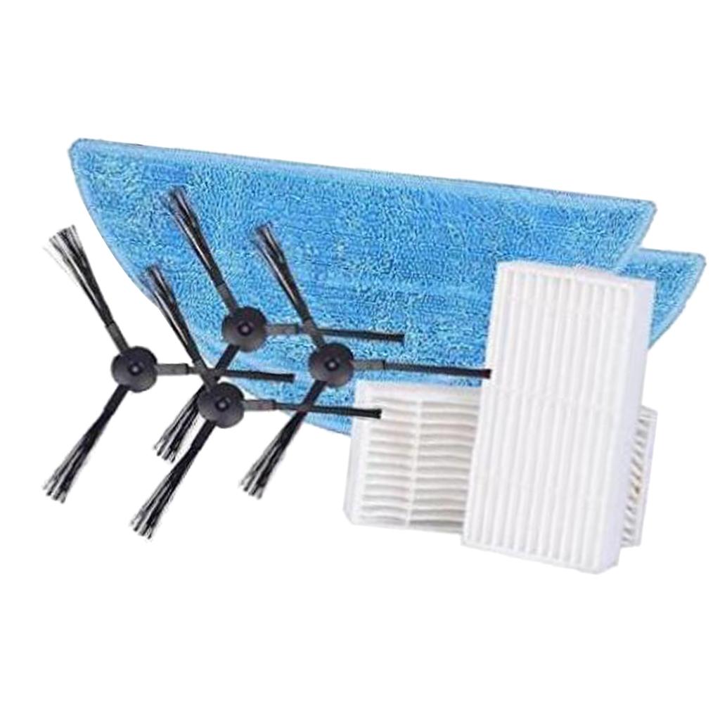 Sweeping Robot Parts ILIFE Replacement Kits Side Brush Hepa Filter Mop Cloth - Easy Install Environmentally Friendly Protection Material