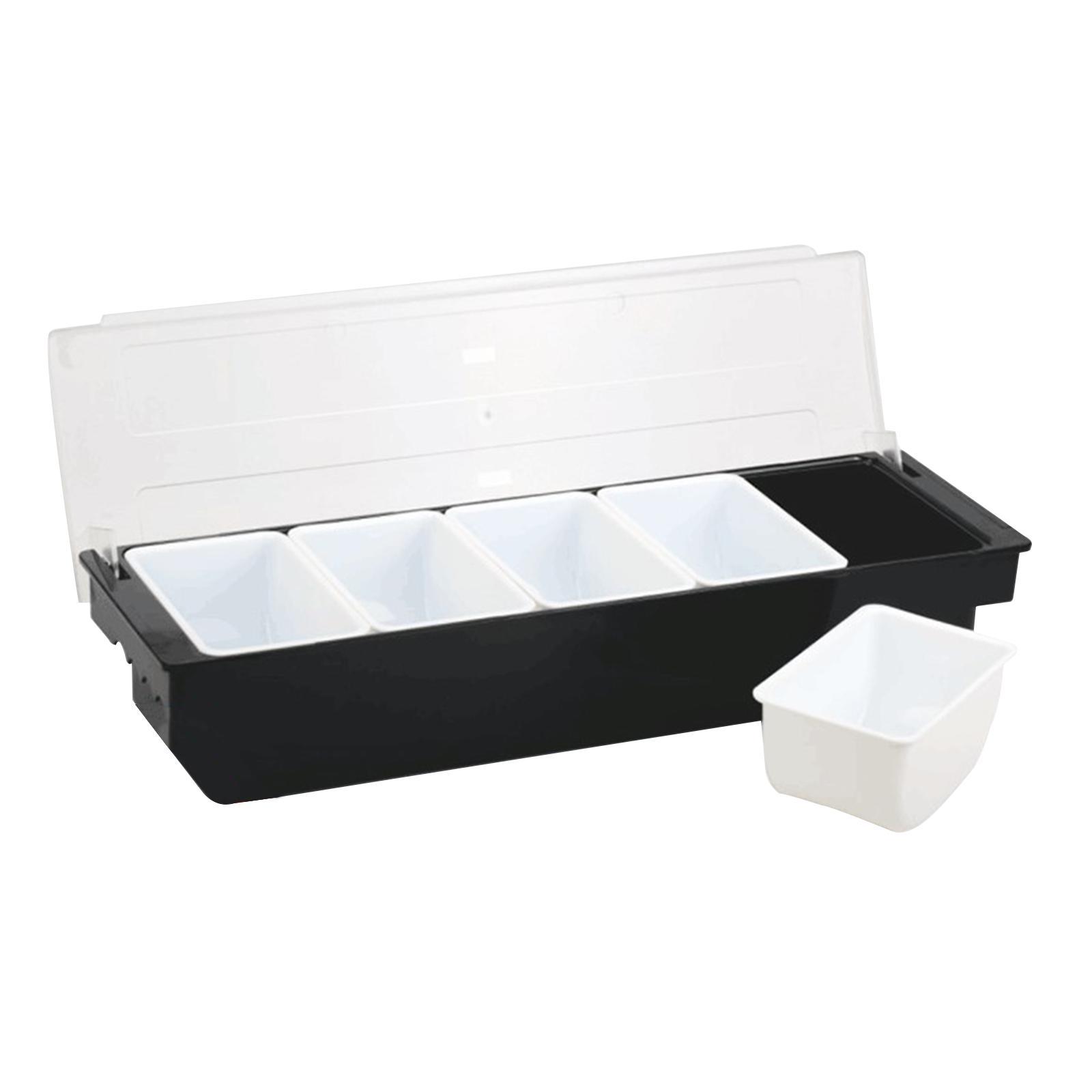 Compartment Seasoning Jar Storage Container 3 Grids