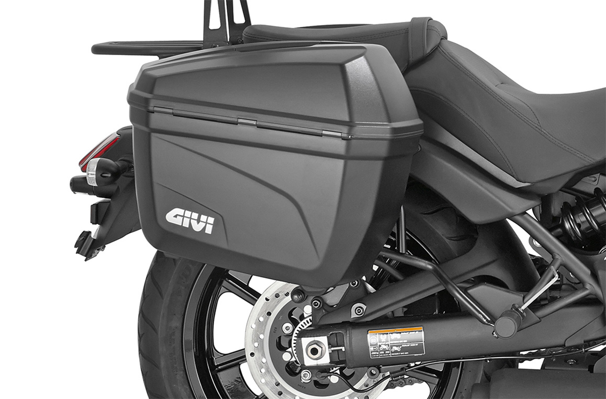 Bộ Thùng Cặp Hông Givi E22N (22L) Và Cặp Baga Hông Givi SBL2000 – Hàng Chính Hãng