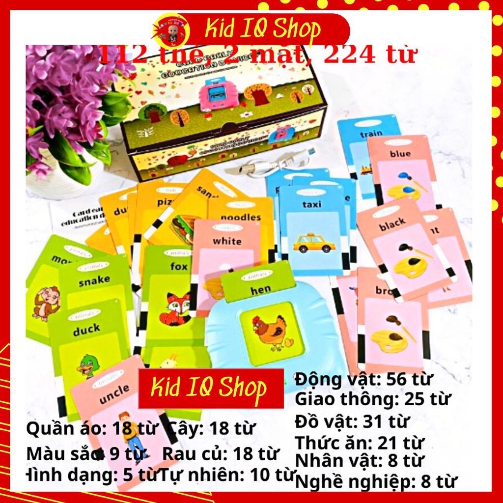 Đồ chơi giáo dục sớm cho bé máy đọc thẻ tiếng anh flashcard 