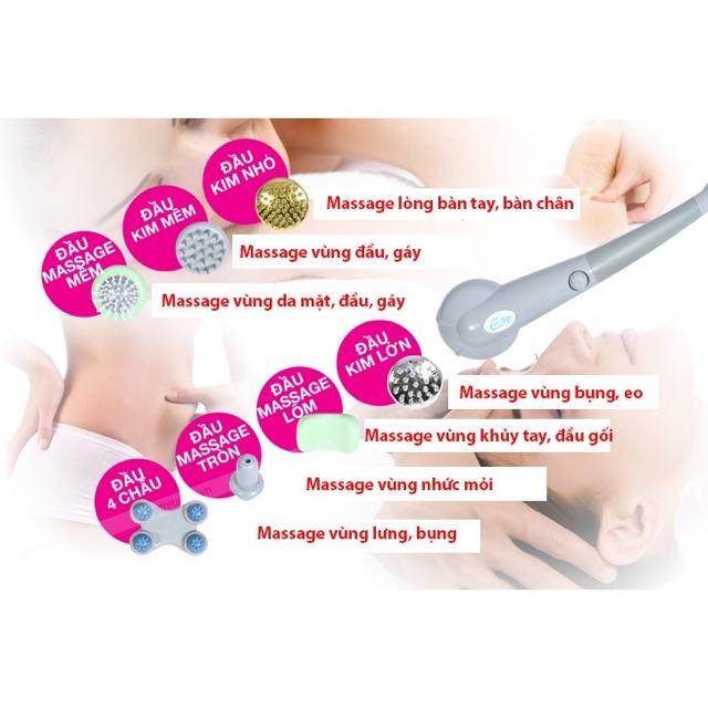 Chính Hãng Ayosun - Máy Massage cầm tay 7 đầu AYS Hàn Quốc