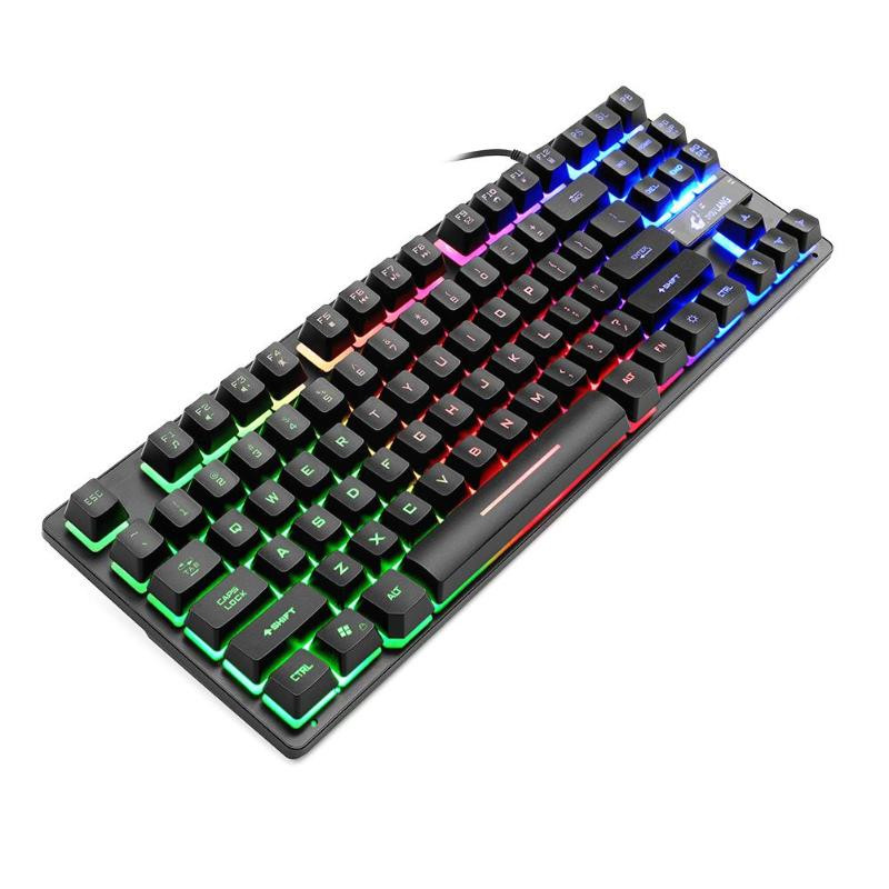 ZIYOU LANG K16 Bàn Phím giả cơ chuyên game Có Dây có LED 87 phím Tenkeyless - Hàng chính hãng