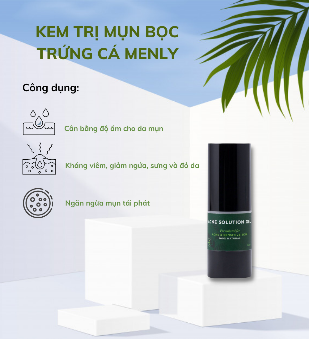 Kem Hỗ Trợ Trị Mụn Menly (20g)