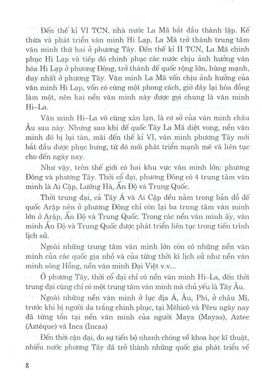 Lịch Sử Văn Minh Thế Giới (Tái bản năm 2020)