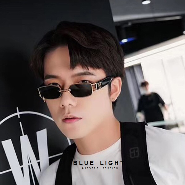 Kính Râm, Kính Mát Nam Nữ Thiết Kế Cool Ngầu Cá Tính Khuyên Hàn Quốc - BLUE LIGHT SHOP