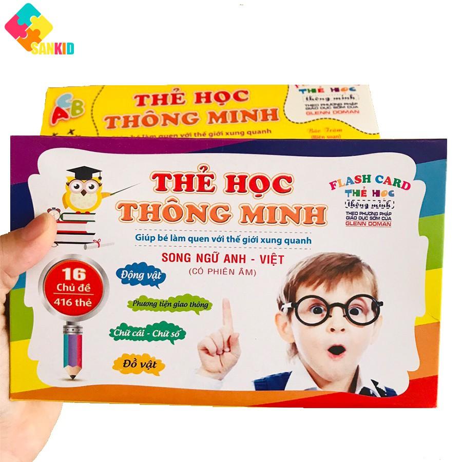 Xả Kho Bộ thẻ học thông minh 16 chủ đề 416 thẻ