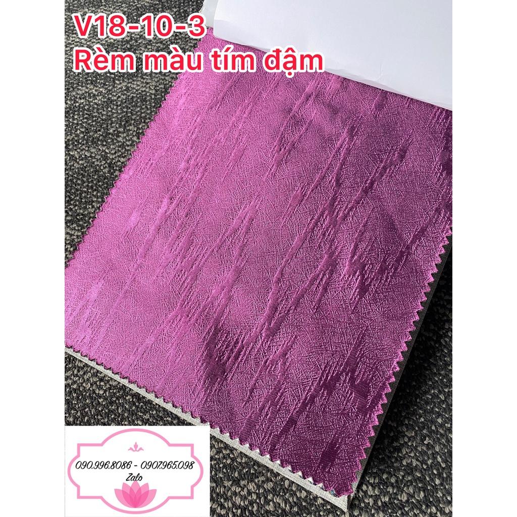 Rẻ vô địchRèm cửa gấm bố màu TÍM MỘNG MƠRèm cửa đi cửa sổ nhiều kích thước sẵn khoen cắt chiều cao miễn phí