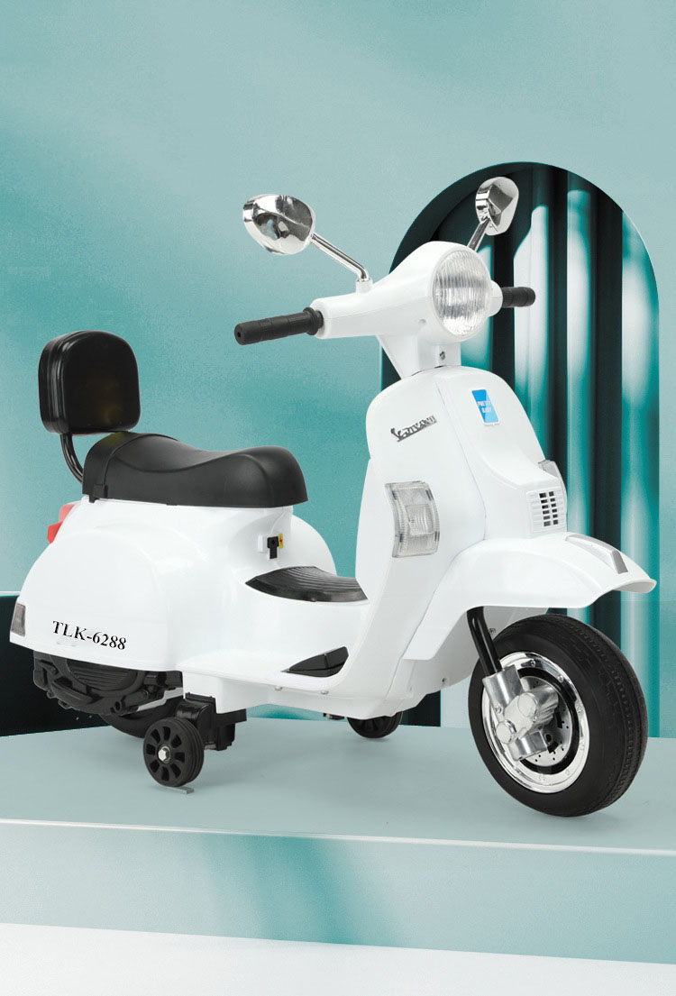 Xe máy điện Vespa cho bé TILO KIDS TLK-6288 có đèn nhạc siêu dễ thương