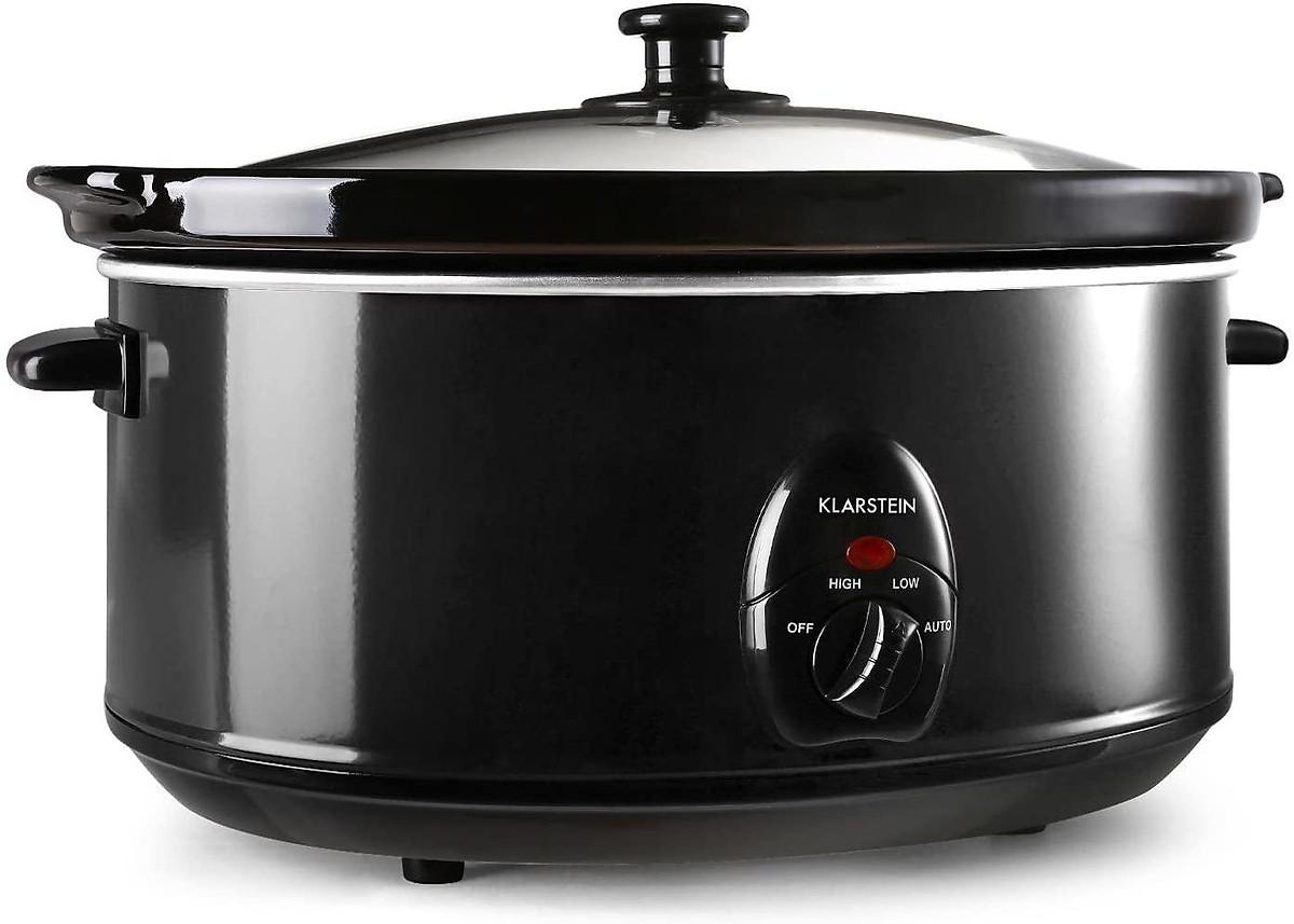 Nồi Nấu Chậm Klarstein, Slow Cooker, Nồi Kho Cá, Nồi Ninh Xương, Nồi Nấu Cháo, Nồi Hầm Đa Năng, 6.5.L, 300W, Nhập Đức - Đỏ