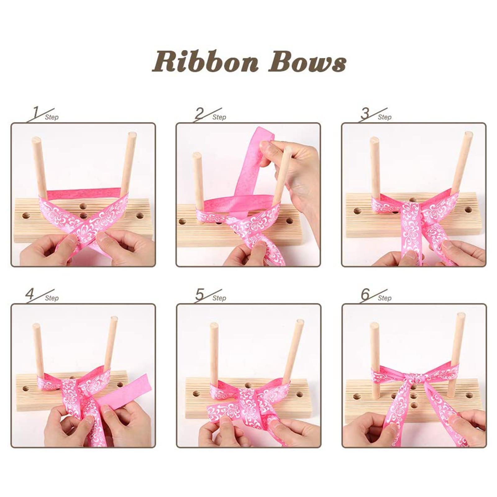 3-rod Ribbon Bows Making DIY Christmas Year Present Kit