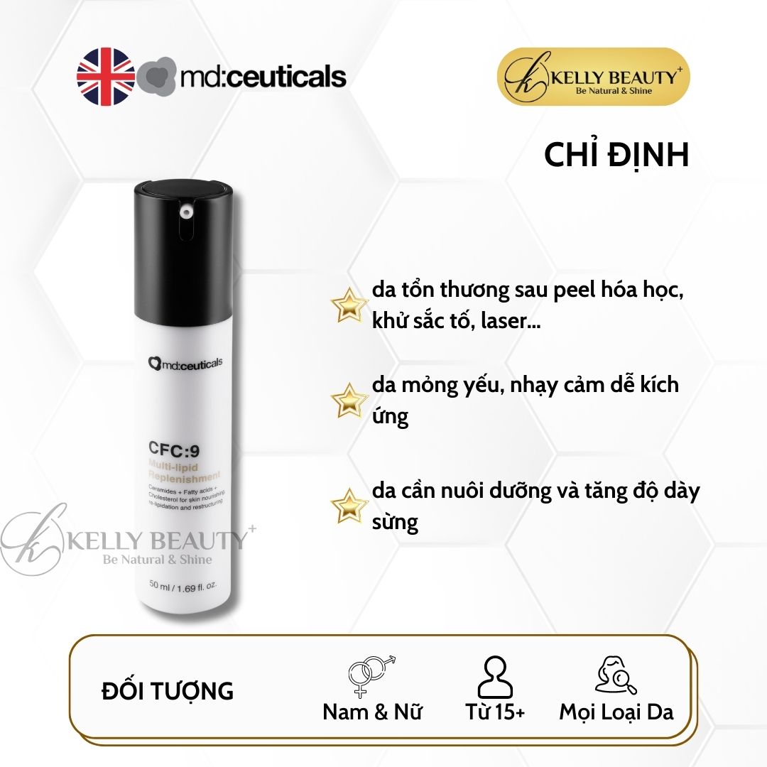 Kem Dưỡng Phục Hồi Da CFC:9 Multi-Lipid Replenishment - MD:Ceuticals | Kelly Beauty