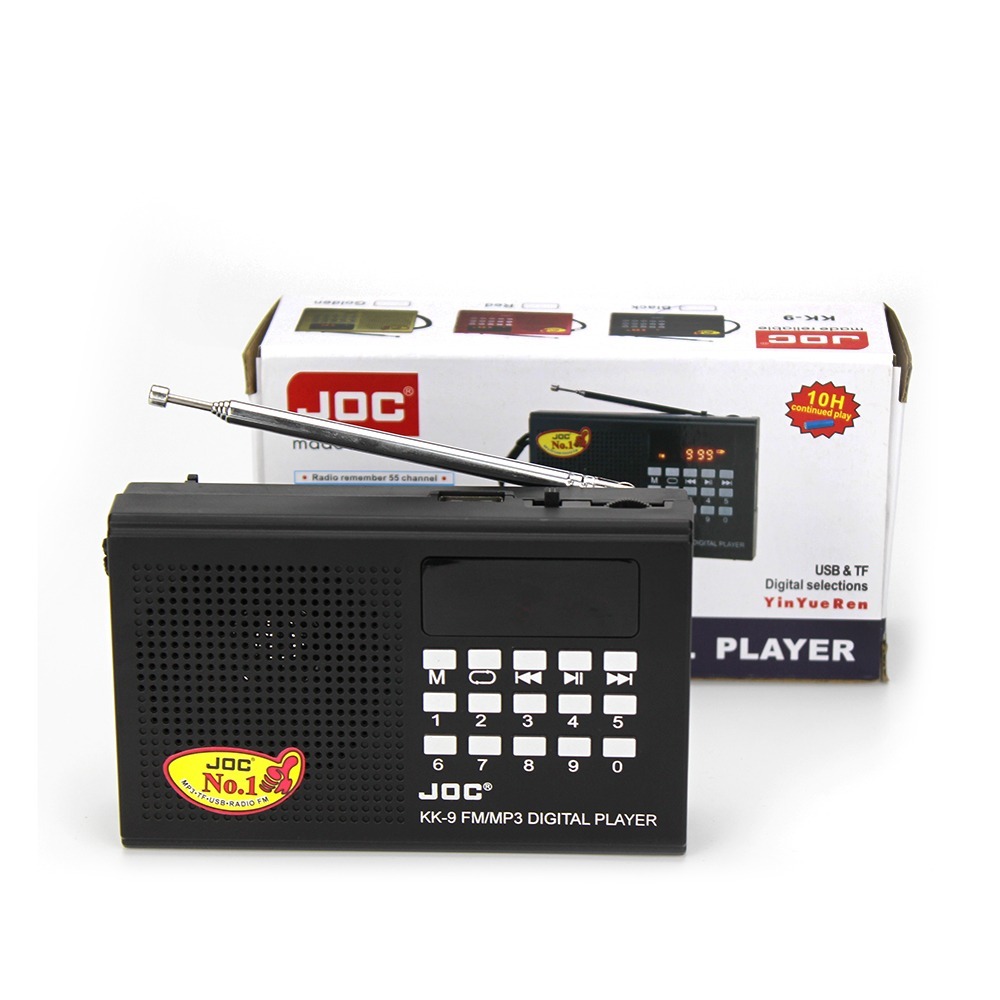 Đài Radio FM JOC KK-9 hỗ trợ thẻ  nhớ usb  CHO NGƯỜI Cao Tuổi