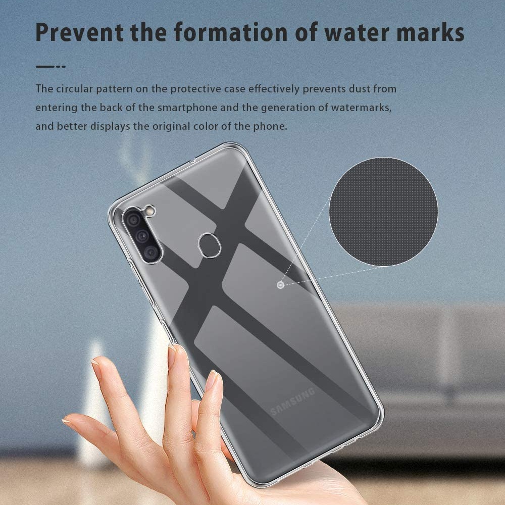 Ốp lưng dẻo silicon cho Samsung Galaxy A11 hiệu HOTCASE Ultra Thin - Hàng nhập khẩu