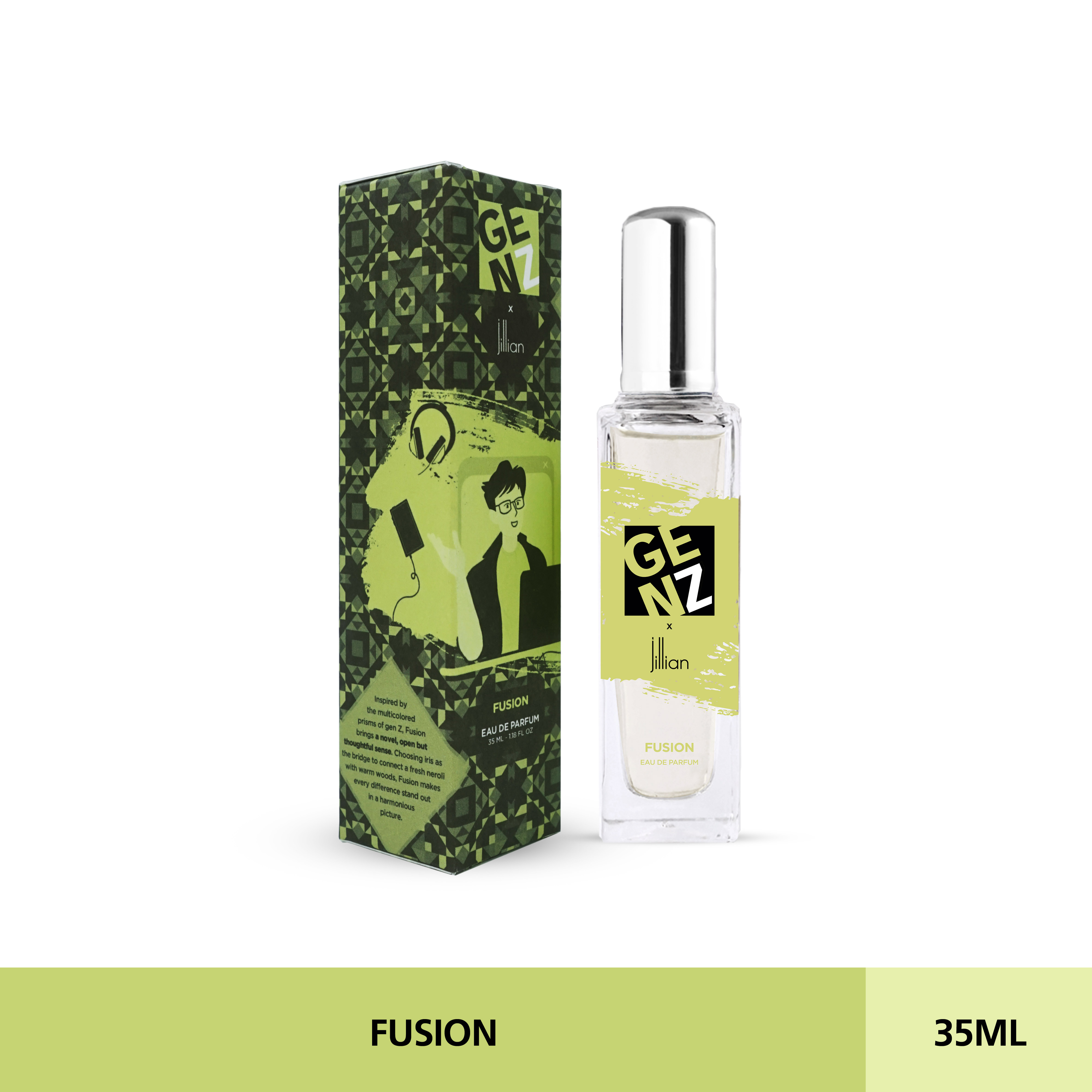 Nước hoa nam GenZ x Jillian: Fusion (EDP) 35ml