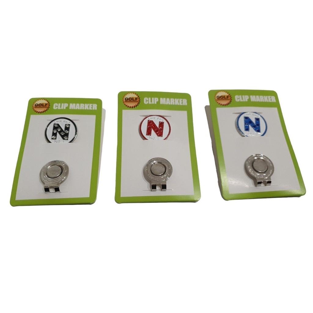 Mác bóng chơi golf clip marker đánh dấu vị trí kẹp nam châm loại đẹp MT005