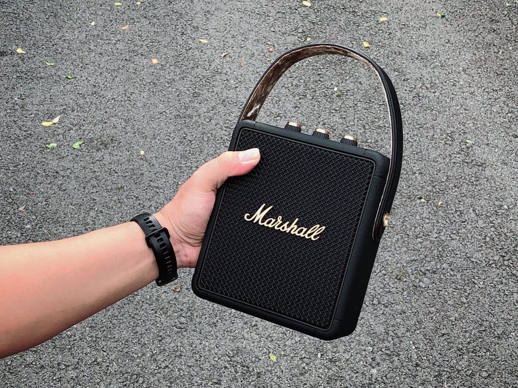 Loa di động Marshall Stockwell 2- Black &amp; Brass ( NEW )- Hàng nhập khẩu