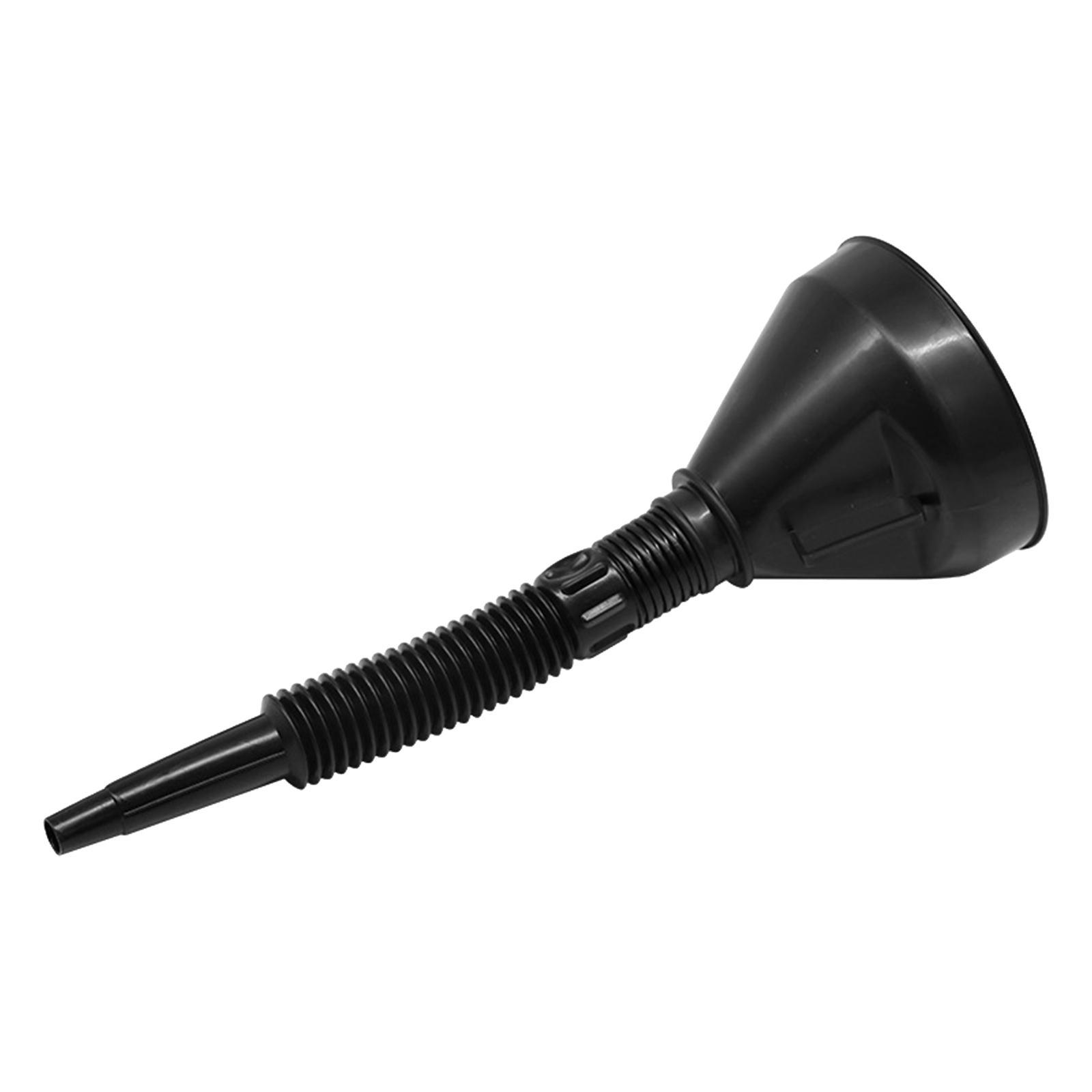 Gasoline Fuel Funnel with Handle Long Flexible Spout Extension Accessory