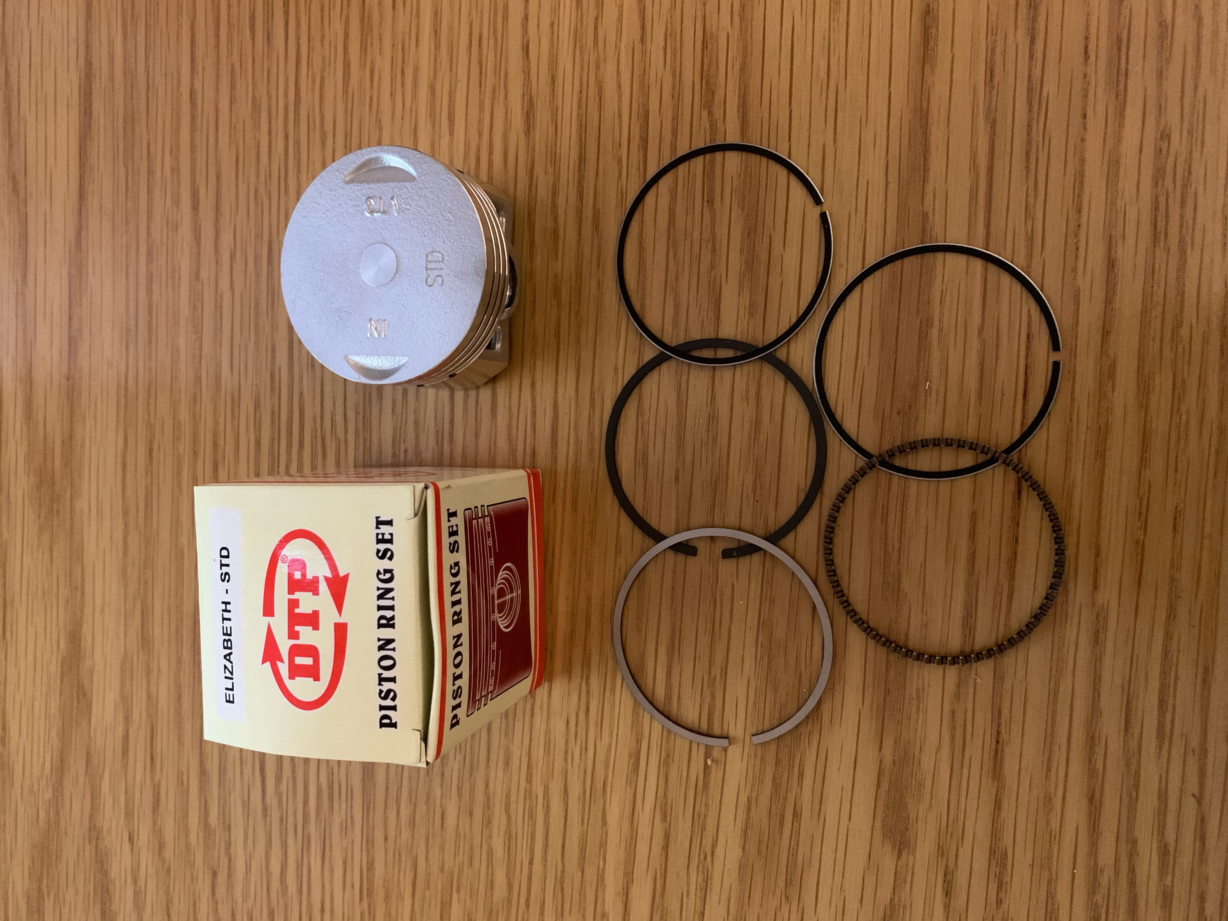 Bộ piston bạc dành cho xe SYM ELIZABETH