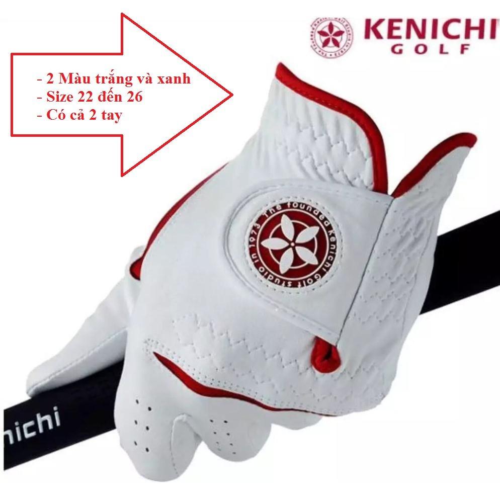 Găng tay chơi golf Nam Kenichi thoáng khí chống trơn có cả hai tay.