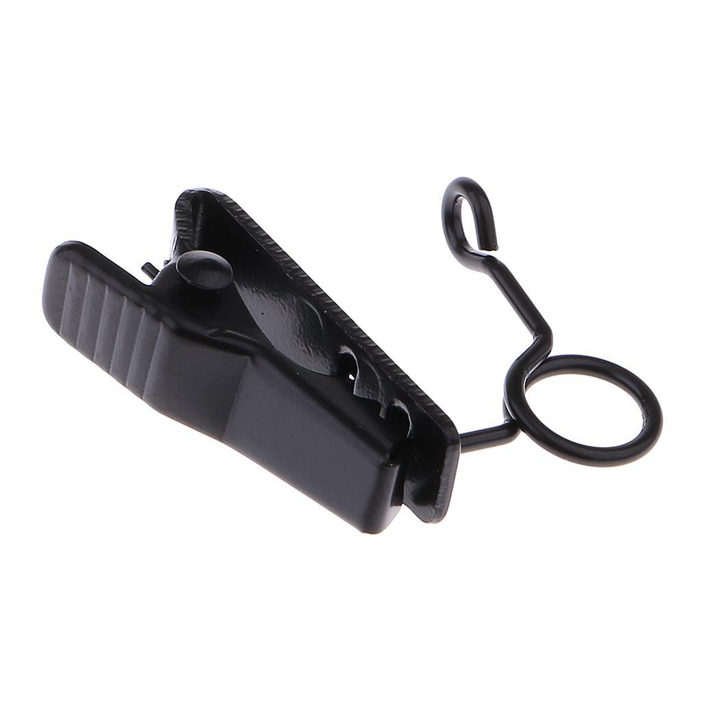 Mini Microphone Wind Muff w/ Mic Lapel Tie Clip Set Speech Meeting Accessory