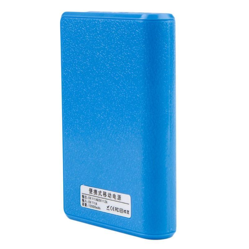 Vỏ sạc dự phòng với hai ổ cắm USB kép 4x 18650 cho điện thoại