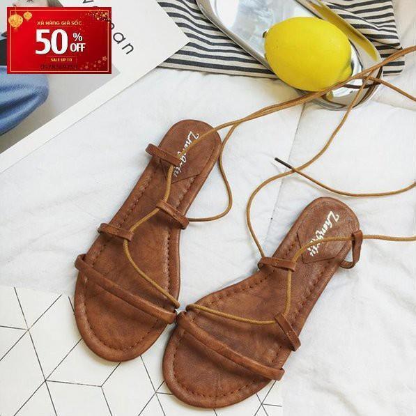 GIÀY SANDAL NỮ CỘT DÂY CÁ TÍNH 3FASHION - MSP 2610