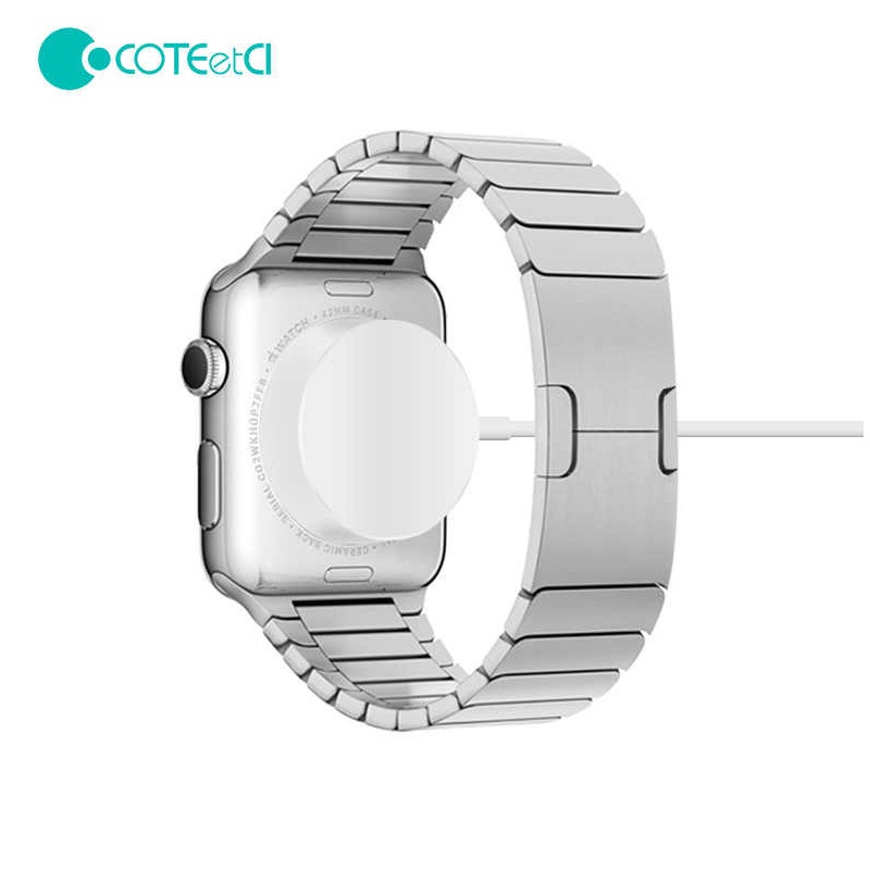 Dock sạc đế sạc không dây dành cho Apple Watch series 3 4 5 6 hiệu Conteetci (sạc được tất cả phiên bản Apple Watch, hít nam châm, chip sạc thông minh) - hàng nhập khẩu