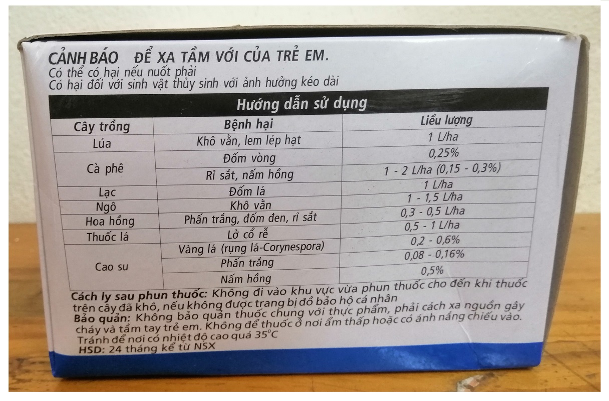 Hộp 20 Gói x 20ml, Sản Phần Trừ Bệnh ANVIL 5SC, Phòng Trừ Được Nhiều Bệnh Hại, Trên Nhiều Loại Cây