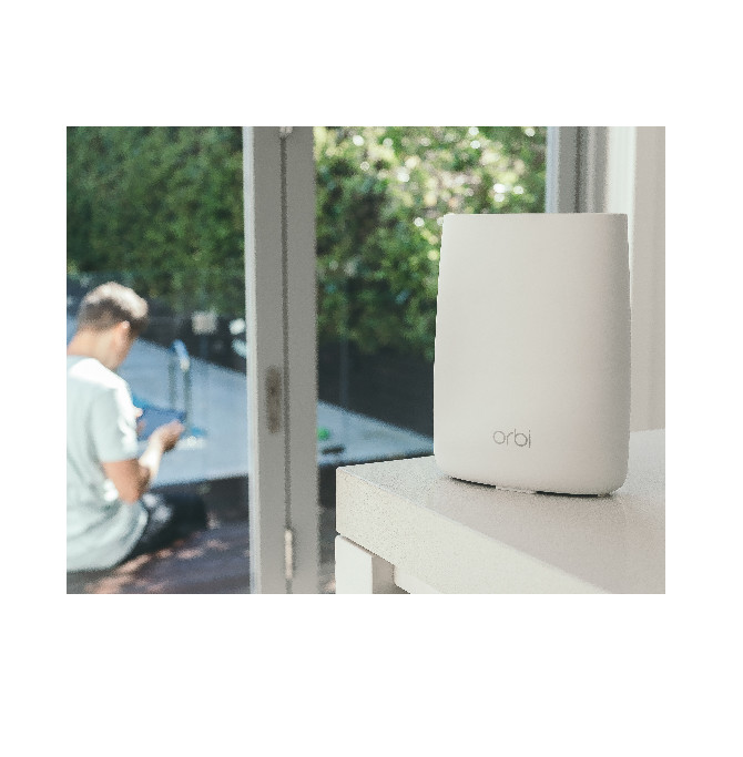 Bộ Thiết Bị Phát Sóng Wifi Router NETGEAR Orbi RBK50 (Bao gồm Orbi Router RBR50 và Orbi Satellite RBS50) Chuẩn AC3000 Tri-band WiFi System - Hàng Chính Hãng