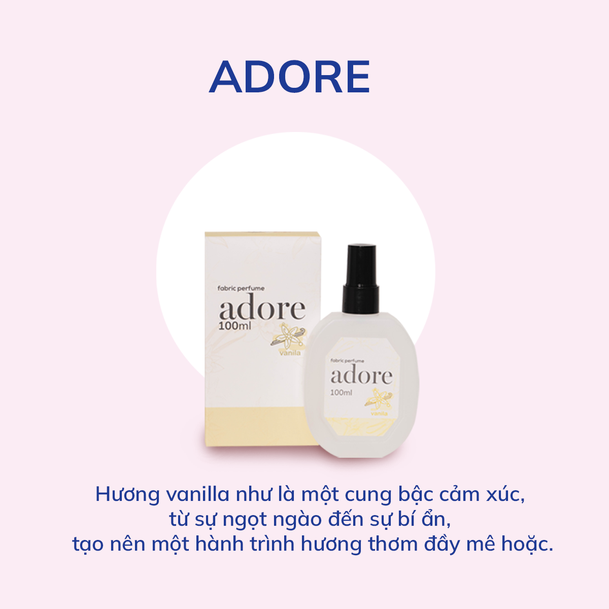 Xịt thơm quần áo Lovenose 100ml chiết xuất thiên nhiên thơm mát khửi mùi hôi và mang lại hương thơm lâu dài