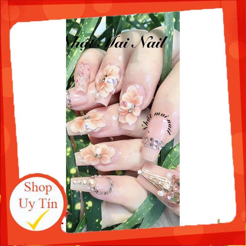 Hoa bột nail gắn móng tay | Hoa trai đá