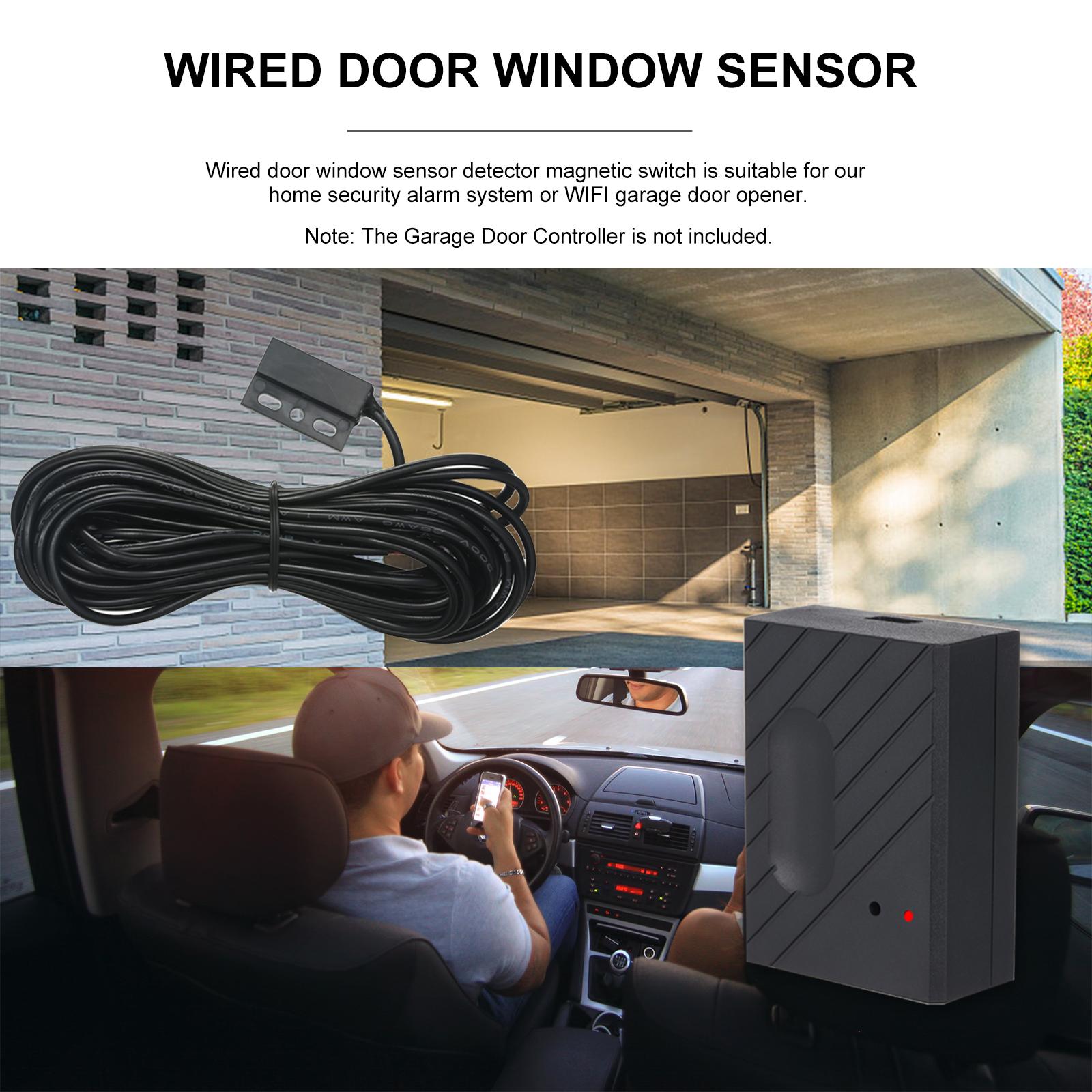 WiFi Smart Switch Garage Door Controller Compatible Garage Door Opener Smart Phone Remote Control APP ''eWeLink'' Timing Function Compatible with Amazon Alexa Google Home Voice Control IFTTT