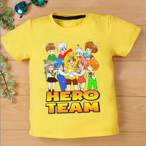 Áo Hero Team Mini World Đẹp | Áo thun Hero Team thun mềm mịn MC16