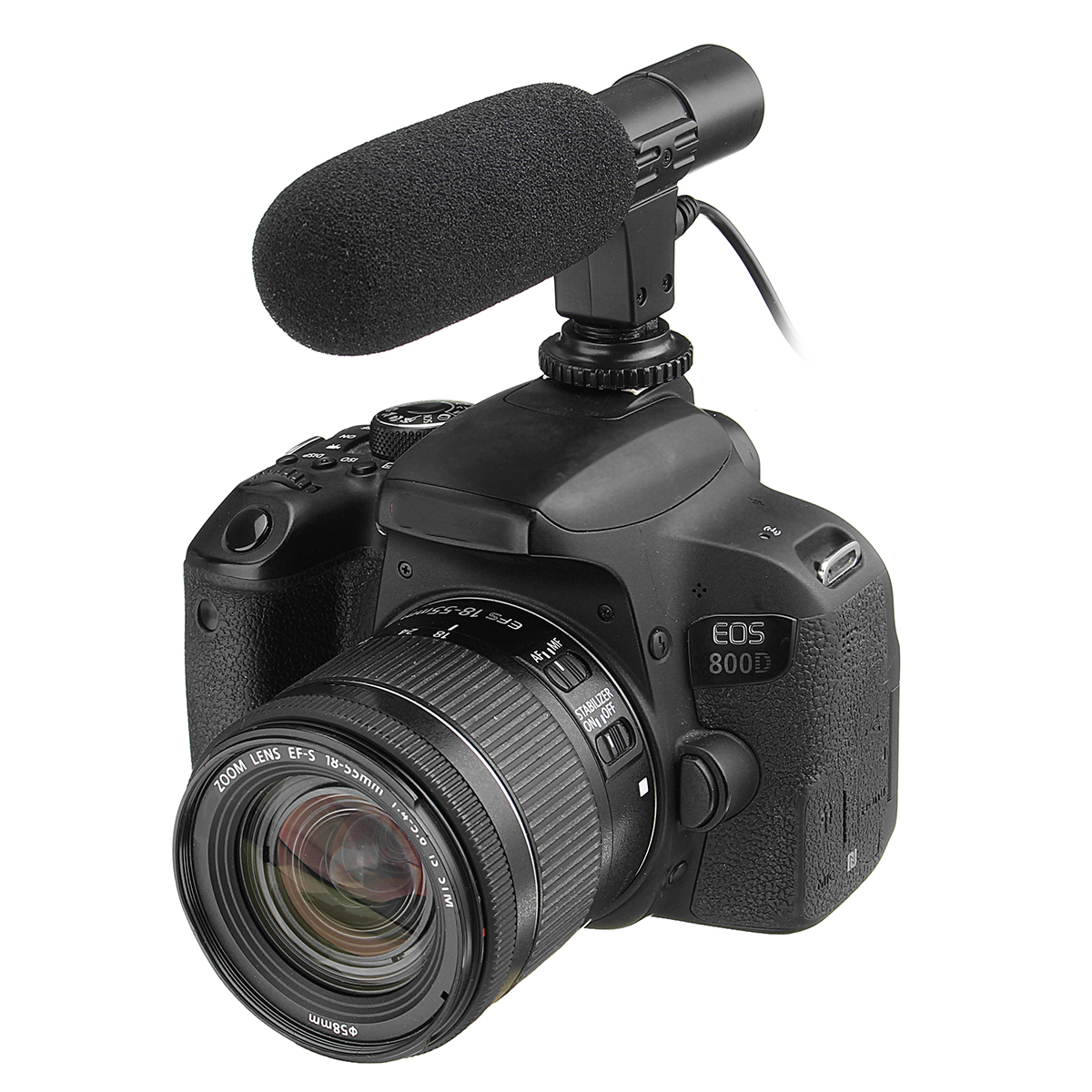 Microphone MIC-01 Dùng Cho Máy Ảnh Canon,Nikon AZONE