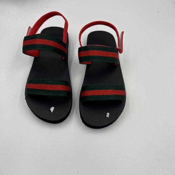 Dép xăng đan nam nữ A6 dù lót đỏ ( sandal đồng nai )