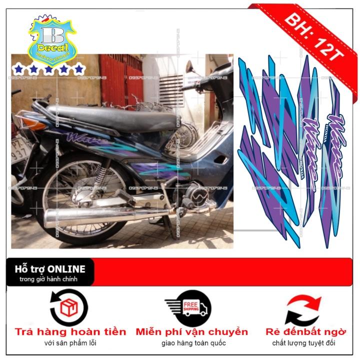 Tem rời dành cho wave nhỏ đời đầu mẫu zin xanh nhớt