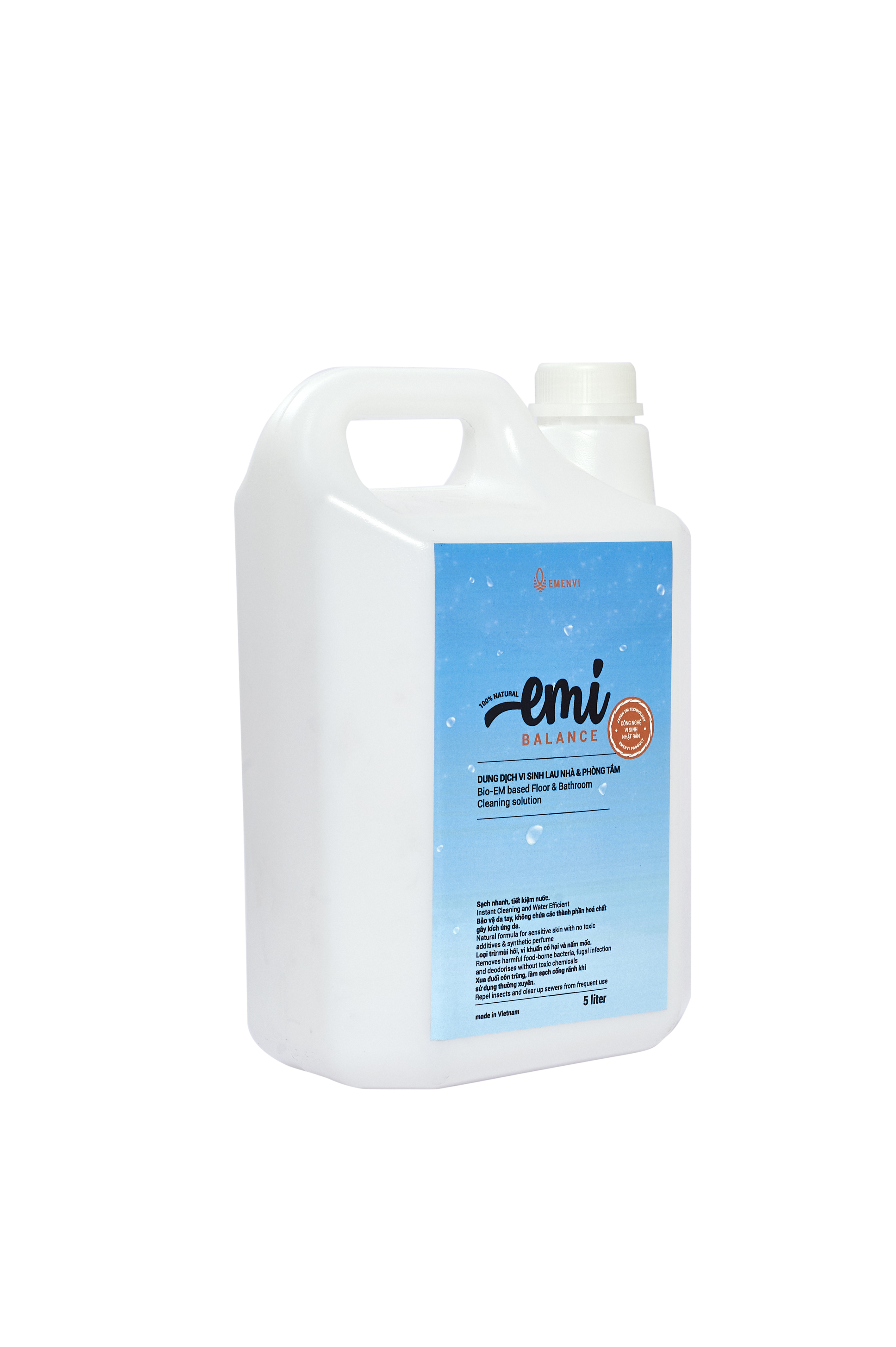 Dung dịch vi sinh lau nhà & phòng tắm 5l