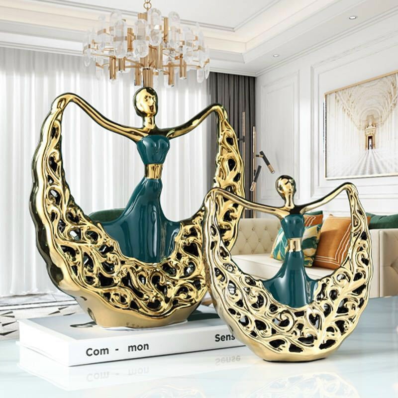 Tượng Decor Trang Trí Cô Gái Múa Nghệ Thuật