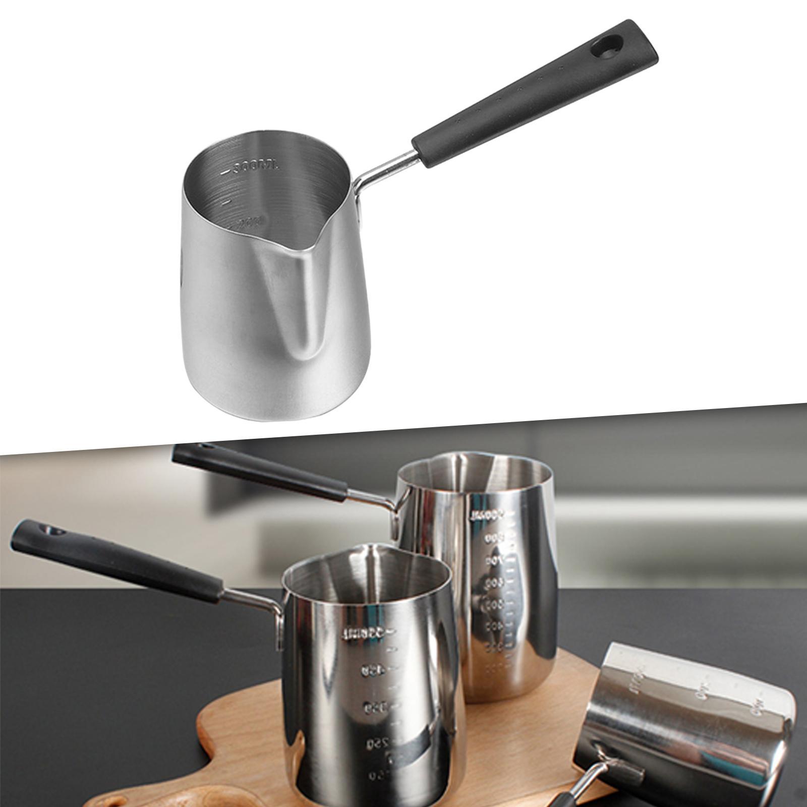 Milk Frothing Pitcher with Calibration Espresso Steaming Pitcher for Kitchen