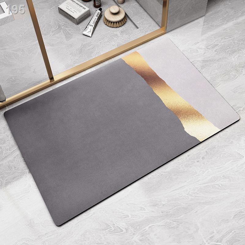 Diatom bùn phòng tắm chống trượt sàn thảm nhà vệ sinh tấm thấm nước toilet cửa chậu rửa gia dụng lót chân đất