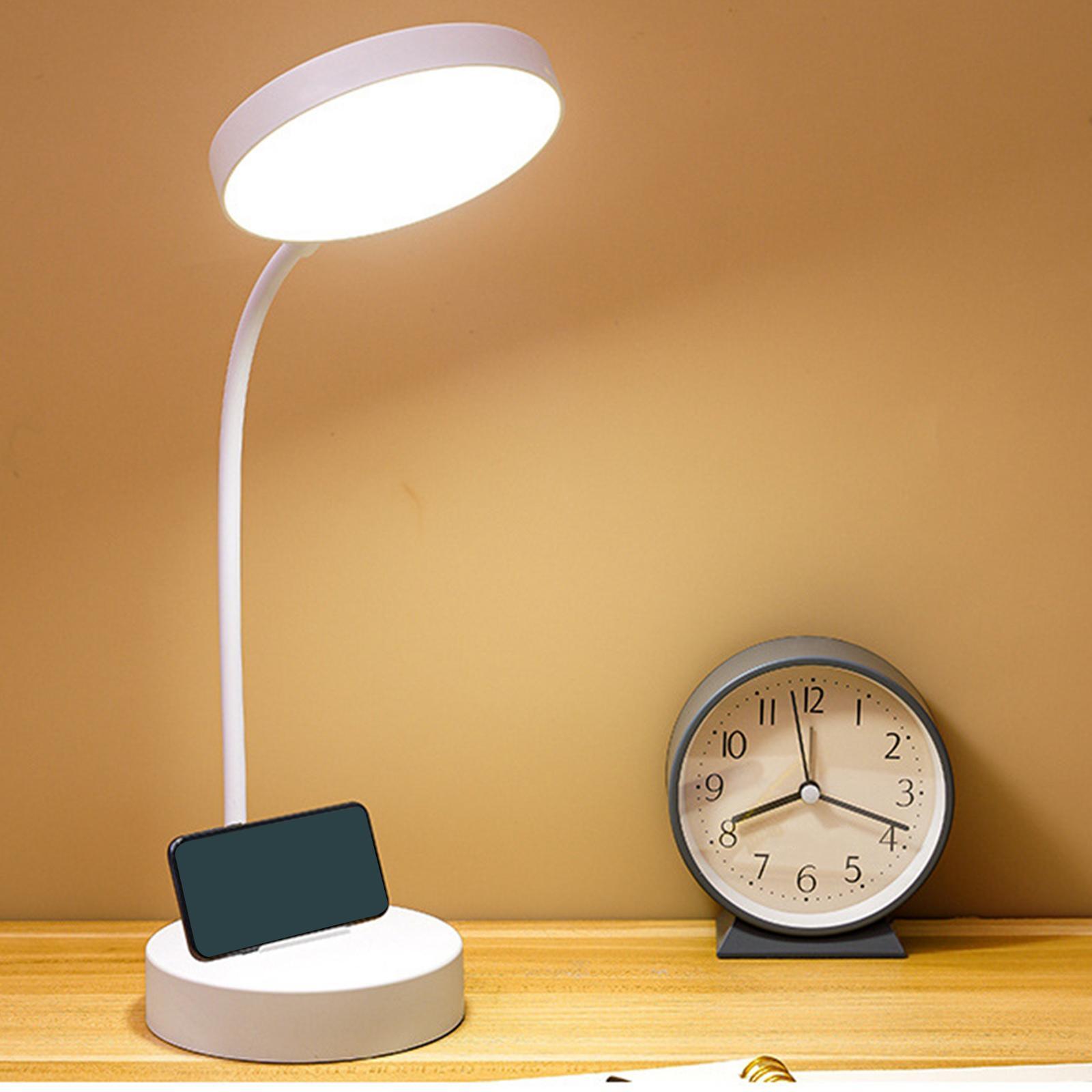 Portable Desk Lamp Bedside Reading Lights Eye Caring Night Light for Study