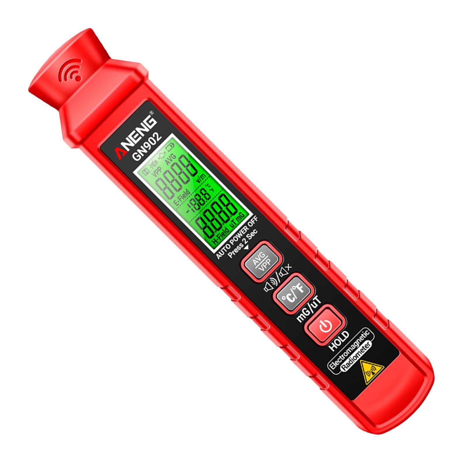 Electromagnetic Field Tester EMF Digital LCD Emf Testing EMF Meter EMF Tester for Computers Industry Home Office