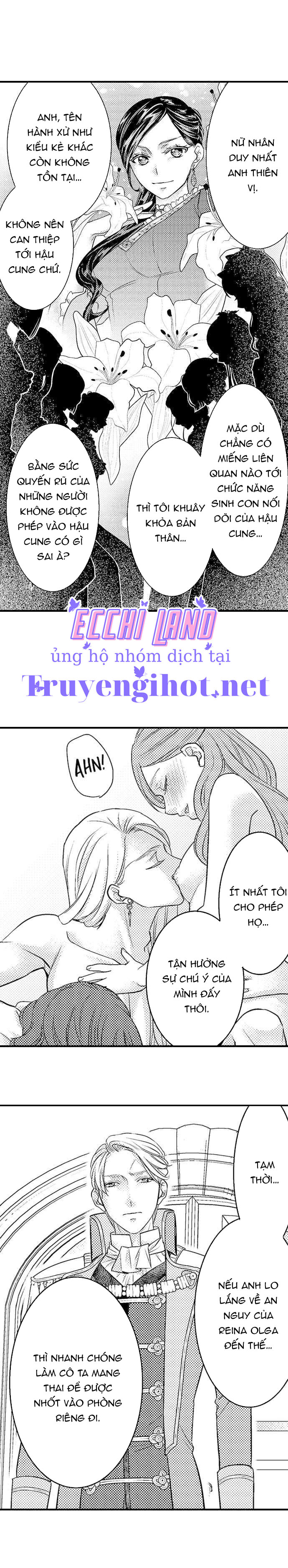 chuyển sinh vào thế giới khác ~ nếu muốn trở thành nữ hoàng hãy tìm cách để được hoàng đế sủng ái vào ban đêm chapter 36.1 4