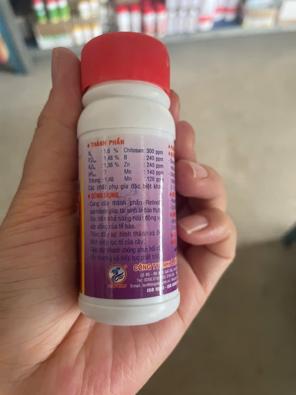 Phân vi lượng tăng cường diệp lục và giúp lá xanh dày - LS Grecha - 50ml